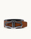 BELT COGNAC BLACK