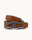 BELT COGNAC BLACK