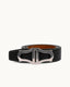 BELT COGNAC BLACK