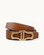 BELT COGNAC BLACK