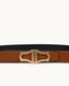 BELT COGNAC BLACK