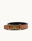 BELT COGNAC BLACK