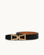 BELT COGNAC NERO