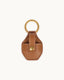 KEYRING AIRTAG COGNAC